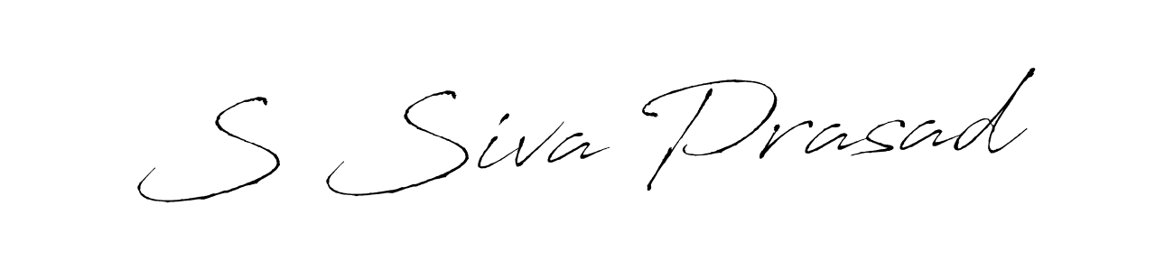 S Siva Prasad stylish signature style. Best Handwritten Sign (Antro_Vectra) for my name. Handwritten Signature Collection Ideas for my name S Siva Prasad. S Siva Prasad signature style 6 images and pictures png