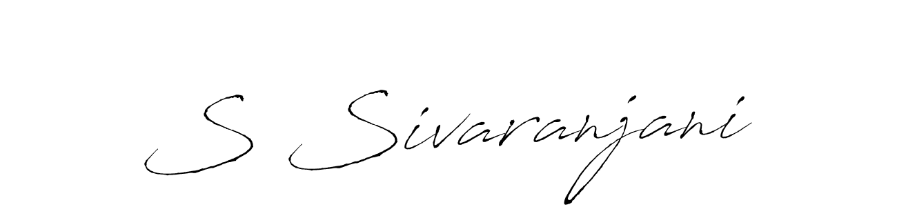 The best way (Antro_Vectra) to make a short signature is to pick only two or three words in your name. The name S Sivaranjani include a total of six letters. For converting this name. S Sivaranjani signature style 6 images and pictures png