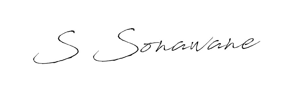 Also You can easily find your signature by using the search form. We will create S Sonawane name handwritten signature images for you free of cost using Antro_Vectra sign style. S Sonawane signature style 6 images and pictures png