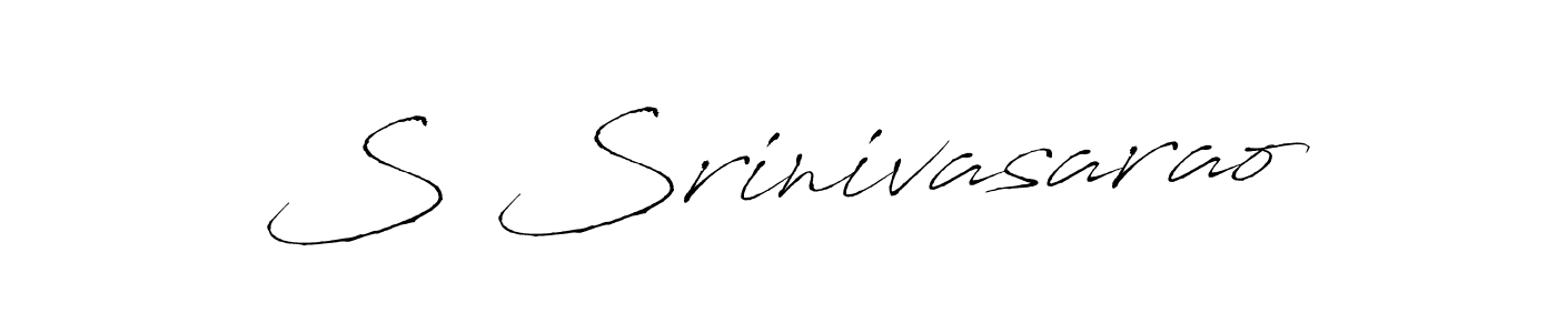 It looks lik you need a new signature style for name S Srinivasarao. Design unique handwritten (Antro_Vectra) signature with our free signature maker in just a few clicks. S Srinivasarao signature style 6 images and pictures png
