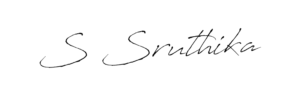 Similarly Antro_Vectra is the best handwritten signature design. Signature creator online .You can use it as an online autograph creator for name S Sruthika. S Sruthika signature style 6 images and pictures png