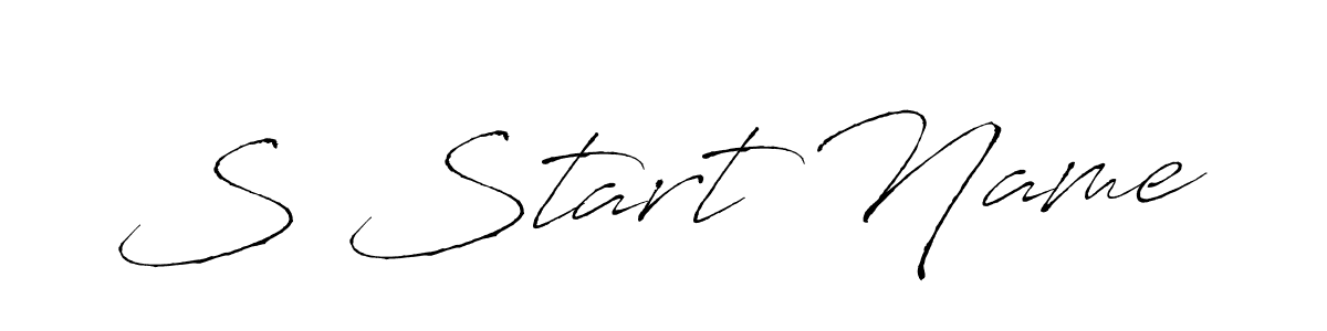 Make a beautiful signature design for name S Start Name. With this signature (Antro_Vectra) style, you can create a handwritten signature for free. S Start Name signature style 6 images and pictures png