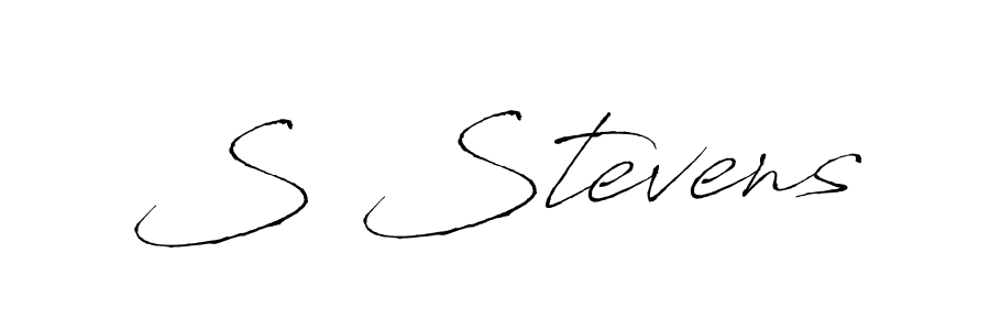 Antro_Vectra is a professional signature style that is perfect for those who want to add a touch of class to their signature. It is also a great choice for those who want to make their signature more unique. Get S Stevens name to fancy signature for free. S Stevens signature style 6 images and pictures png