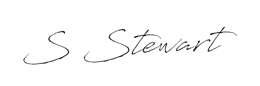 Design your own signature with our free online signature maker. With this signature software, you can create a handwritten (Antro_Vectra) signature for name S Stewart. S Stewart signature style 6 images and pictures png