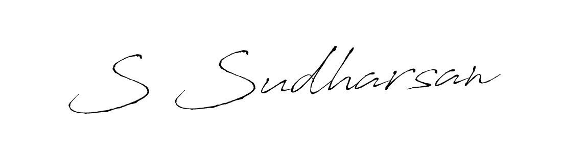 Antro_Vectra is a professional signature style that is perfect for those who want to add a touch of class to their signature. It is also a great choice for those who want to make their signature more unique. Get S Sudharsan name to fancy signature for free. S Sudharsan signature style 6 images and pictures png