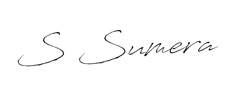 Once you've used our free online signature maker to create your best signature Antro_Vectra style, it's time to enjoy all of the benefits that S Sumera name signing documents. S Sumera signature style 6 images and pictures png