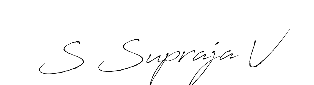 It looks lik you need a new signature style for name S Supraja V. Design unique handwritten (Antro_Vectra) signature with our free signature maker in just a few clicks. S Supraja V signature style 6 images and pictures png