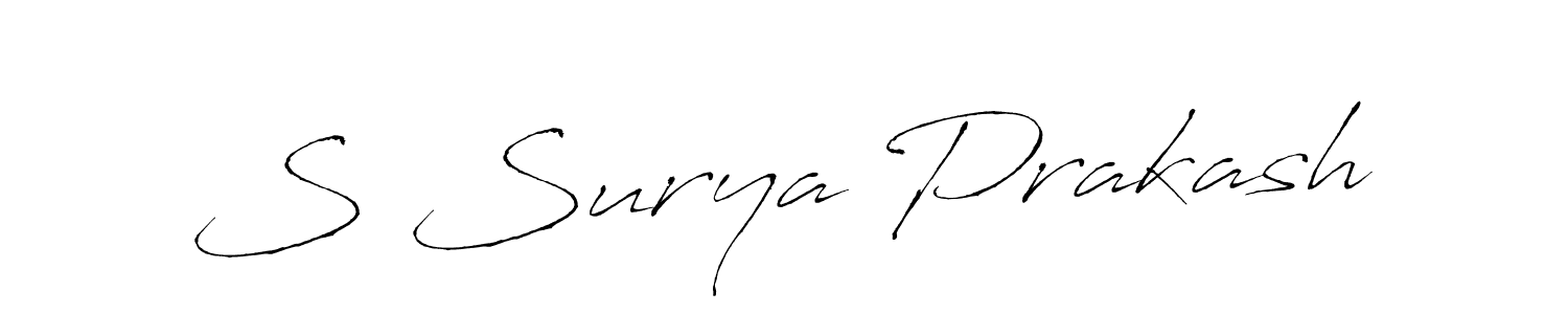 You can use this online signature creator to create a handwritten signature for the name S Surya Prakash. This is the best online autograph maker. S Surya Prakash signature style 6 images and pictures png