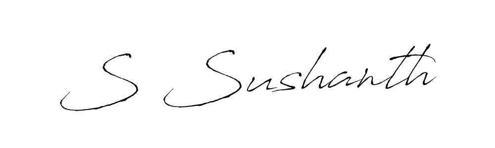 You can use this online signature creator to create a handwritten signature for the name S Sushanth. This is the best online autograph maker. S Sushanth signature style 6 images and pictures png