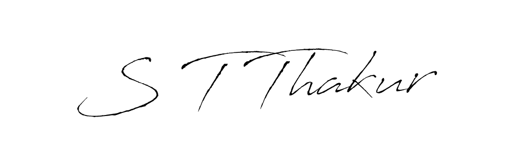 It looks lik you need a new signature style for name S T Thakur. Design unique handwritten (Antro_Vectra) signature with our free signature maker in just a few clicks. S T Thakur signature style 6 images and pictures png