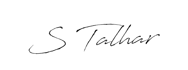 Also we have S Talhar name is the best signature style. Create professional handwritten signature collection using Antro_Vectra autograph style. S Talhar signature style 6 images and pictures png