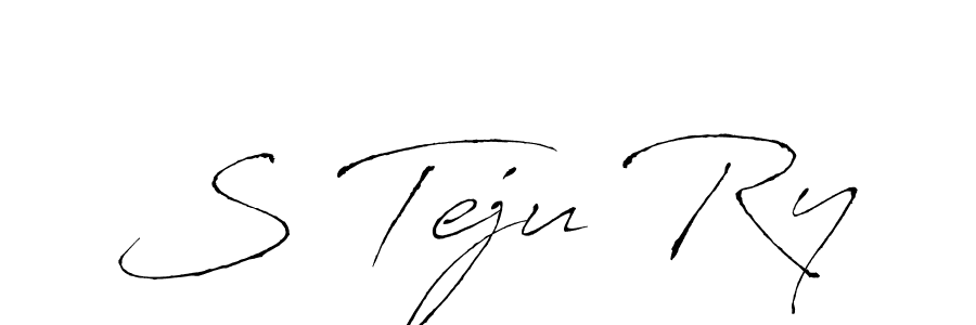 Once you've used our free online signature maker to create your best signature Antro_Vectra style, it's time to enjoy all of the benefits that S Teju Ry name signing documents. S Teju Ry signature style 6 images and pictures png