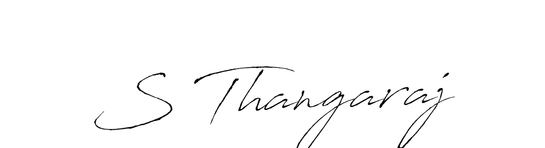 Antro_Vectra is a professional signature style that is perfect for those who want to add a touch of class to their signature. It is also a great choice for those who want to make their signature more unique. Get S Thangaraj name to fancy signature for free. S Thangaraj signature style 6 images and pictures png