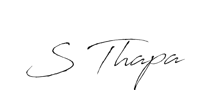 Also we have S Thapa name is the best signature style. Create professional handwritten signature collection using Antro_Vectra autograph style. S Thapa signature style 6 images and pictures png