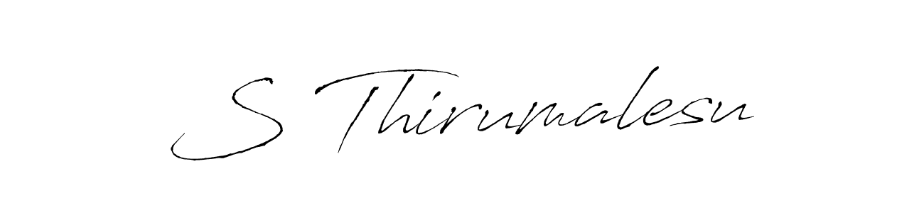 You can use this online signature creator to create a handwritten signature for the name S Thirumalesu. This is the best online autograph maker. S Thirumalesu signature style 6 images and pictures png