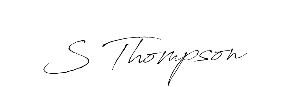 It looks lik you need a new signature style for name S Thompson. Design unique handwritten (Antro_Vectra) signature with our free signature maker in just a few clicks. S Thompson signature style 6 images and pictures png