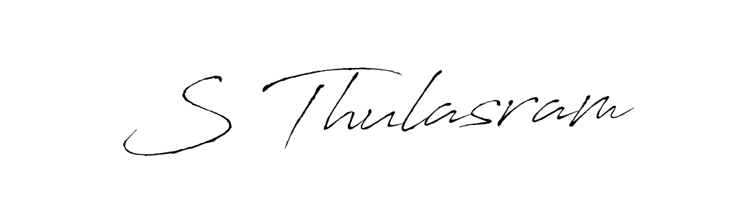 Similarly Antro_Vectra is the best handwritten signature design. Signature creator online .You can use it as an online autograph creator for name S Thulasram. S Thulasram signature style 6 images and pictures png