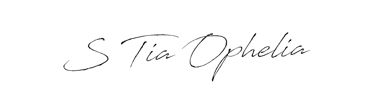 The best way (Antro_Vectra) to make a short signature is to pick only two or three words in your name. The name S Tia Ophelia include a total of six letters. For converting this name. S Tia Ophelia signature style 6 images and pictures png
