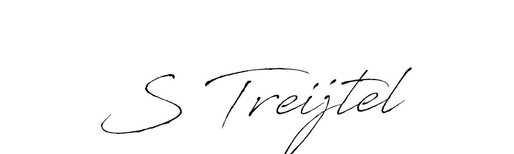 S Treijtel stylish signature style. Best Handwritten Sign (Antro_Vectra) for my name. Handwritten Signature Collection Ideas for my name S Treijtel. S Treijtel signature style 6 images and pictures png