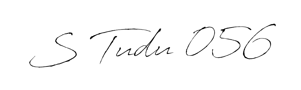 You should practise on your own different ways (Antro_Vectra) to write your name (S Tudu 056) in signature. don't let someone else do it for you. S Tudu 056 signature style 6 images and pictures png