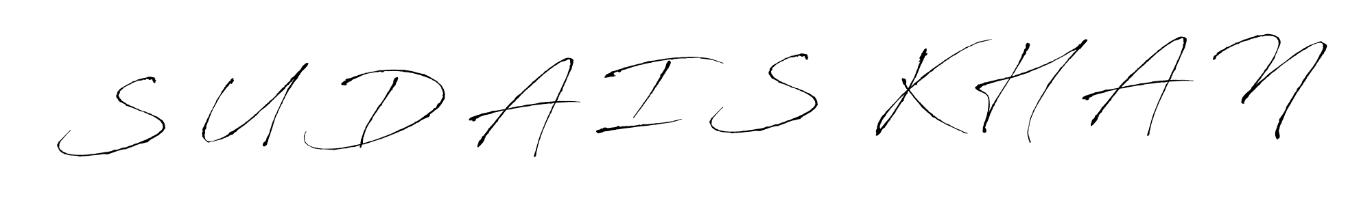 How to Draw S U D A I S  K H A N signature style? Antro_Vectra is a latest design signature styles for name S U D A I S  K H A N. S U D A I S  K H A N signature style 6 images and pictures png