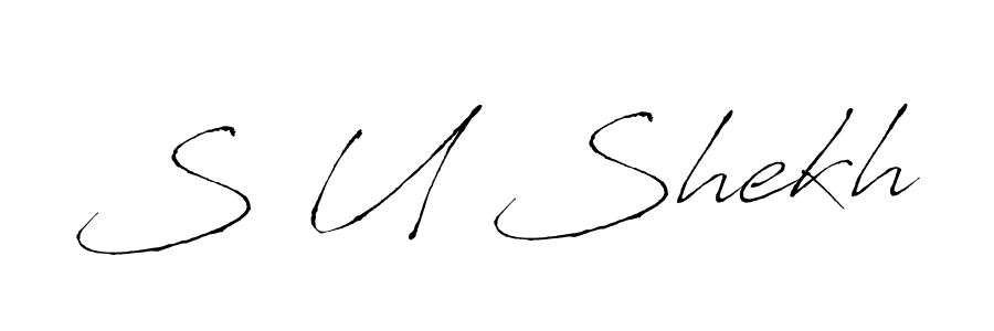 How to Draw S U Shekh signature style? Antro_Vectra is a latest design signature styles for name S U Shekh. S U Shekh signature style 6 images and pictures png