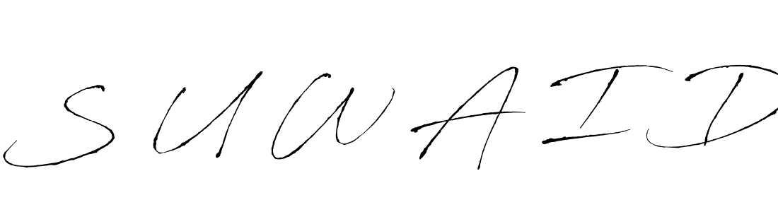 Make a beautiful signature design for name S U W A I D. Use this online signature maker to create a handwritten signature for free. S U W A I D signature style 6 images and pictures png