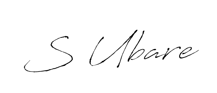 How to Draw S Ubare signature style? Antro_Vectra is a latest design signature styles for name S Ubare. S Ubare signature style 6 images and pictures png