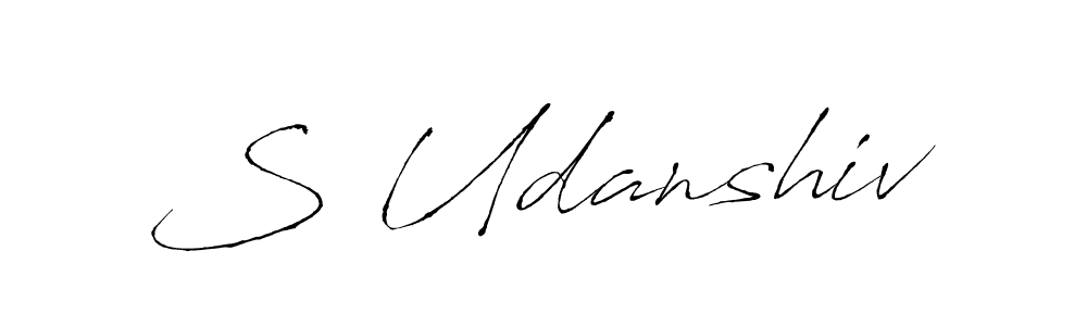 Make a beautiful signature design for name S Udanshiv. Use this online signature maker to create a handwritten signature for free. S Udanshiv signature style 6 images and pictures png