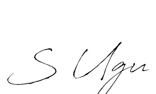 Best and Professional Signature Style for S Ugu. Antro_Vectra Best Signature Style Collection. S Ugu signature style 6 images and pictures png