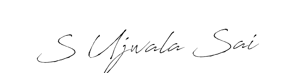 It looks lik you need a new signature style for name S Ujwala Sai. Design unique handwritten (Antro_Vectra) signature with our free signature maker in just a few clicks. S Ujwala Sai signature style 6 images and pictures png
