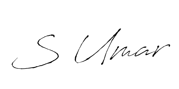 How to make S Umar signature? Antro_Vectra is a professional autograph style. Create handwritten signature for S Umar name. S Umar signature style 6 images and pictures png