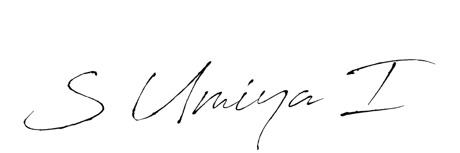 S Umiya I stylish signature style. Best Handwritten Sign (Antro_Vectra) for my name. Handwritten Signature Collection Ideas for my name S Umiya I. S Umiya I signature style 6 images and pictures png