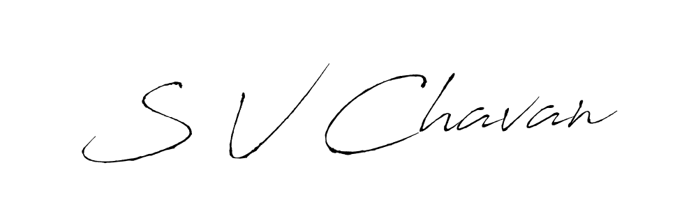 Make a beautiful signature design for name S V Chavan. Use this online signature maker to create a handwritten signature for free. S V Chavan signature style 6 images and pictures png