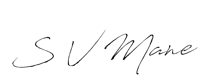 Once you've used our free online signature maker to create your best signature Antro_Vectra style, it's time to enjoy all of the benefits that S V Mane name signing documents. S V Mane signature style 6 images and pictures png