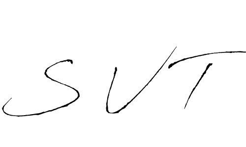 Also we have S V T name is the best signature style. Create professional handwritten signature collection using Antro_Vectra autograph style. S V T signature style 6 images and pictures png