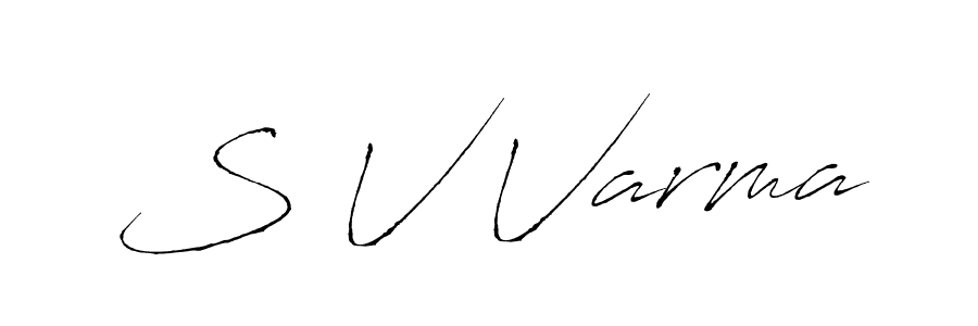 Also we have S V Varma name is the best signature style. Create professional handwritten signature collection using Antro_Vectra autograph style. S V Varma signature style 6 images and pictures png