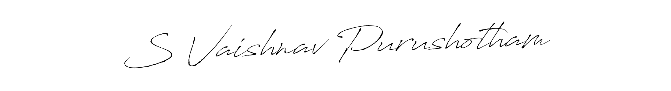 See photos of S Vaishnav Purushotham official signature by Spectra . Check more albums & portfolios. Read reviews & check more about Antro_Vectra font. S Vaishnav Purushotham signature style 6 images and pictures png