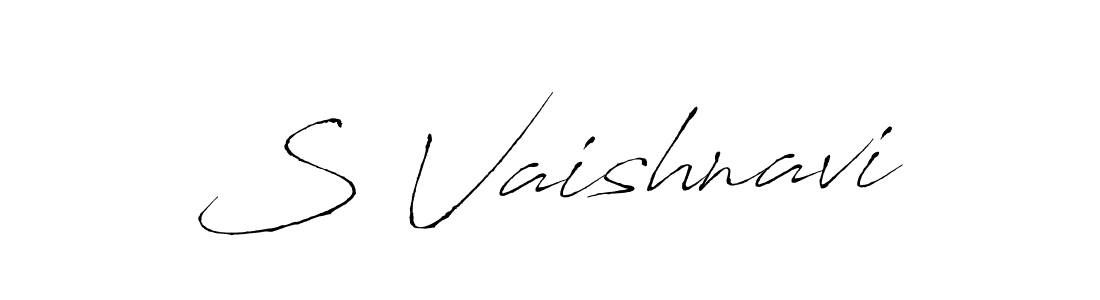 Also we have S Vaishnavi name is the best signature style. Create professional handwritten signature collection using Antro_Vectra autograph style. S Vaishnavi signature style 6 images and pictures png