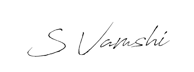 Also we have S Vamshi name is the best signature style. Create professional handwritten signature collection using Antro_Vectra autograph style. S Vamshi signature style 6 images and pictures png