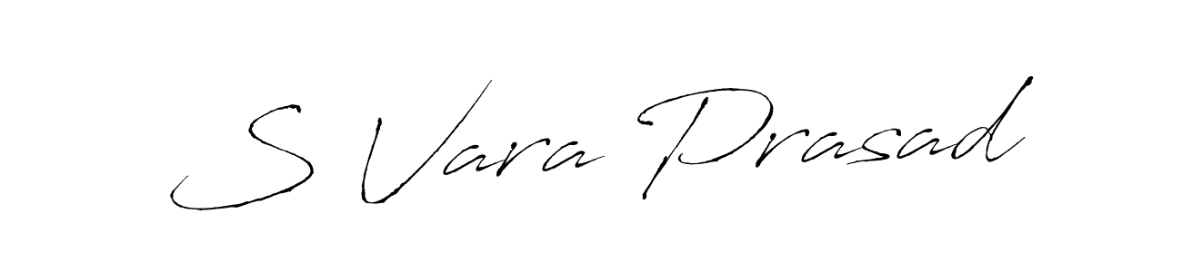 Similarly Antro_Vectra is the best handwritten signature design. Signature creator online .You can use it as an online autograph creator for name S Vara Prasad. S Vara Prasad signature style 6 images and pictures png