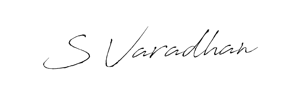 You should practise on your own different ways (Antro_Vectra) to write your name (S Varadhan) in signature. don't let someone else do it for you. S Varadhan signature style 6 images and pictures png