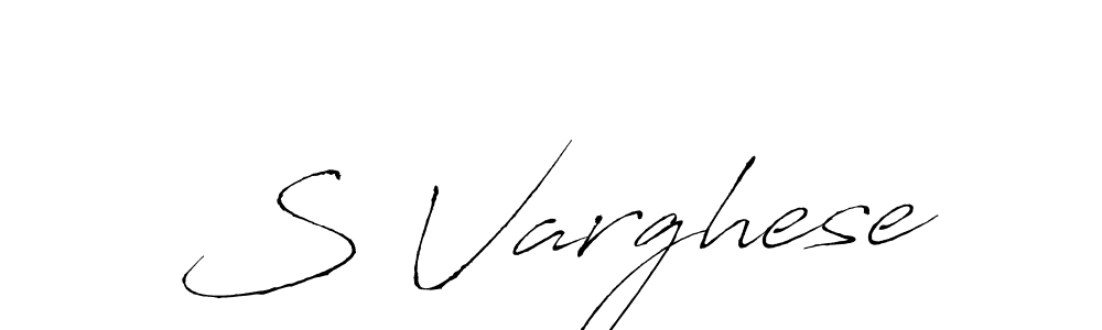 if you are searching for the best signature style for your name S Varghese. so please give up your signature search. here we have designed multiple signature styles  using Antro_Vectra. S Varghese signature style 6 images and pictures png