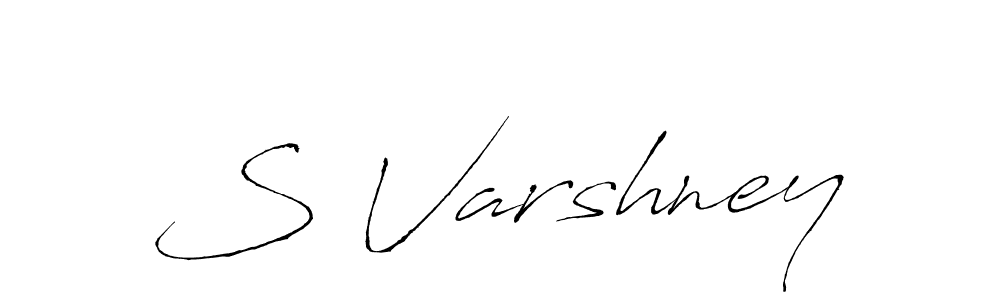 if you are searching for the best signature style for your name S Varshney. so please give up your signature search. here we have designed multiple signature styles  using Antro_Vectra. S Varshney signature style 6 images and pictures png