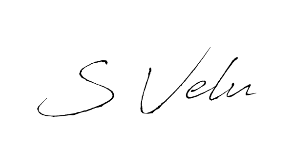 Make a beautiful signature design for name S Velu. Use this online signature maker to create a handwritten signature for free. S Velu signature style 6 images and pictures png