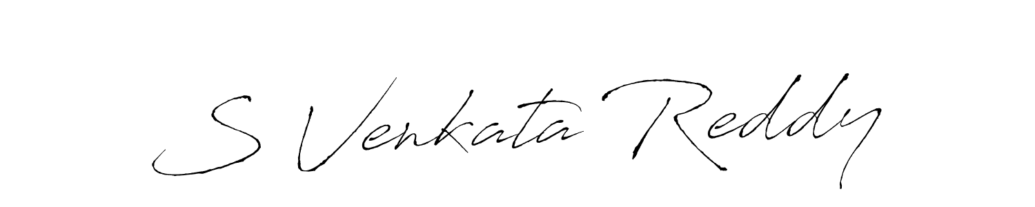 S Venkata Reddy stylish signature style. Best Handwritten Sign (Antro_Vectra) for my name. Handwritten Signature Collection Ideas for my name S Venkata Reddy. S Venkata Reddy signature style 6 images and pictures png