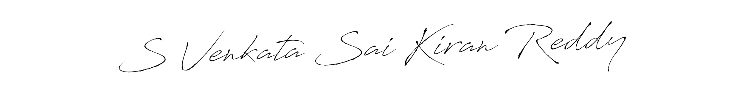 This is the best signature style for the S Venkata Sai Kiran Reddy name. Also you like these signature font (Antro_Vectra). Mix name signature. S Venkata Sai Kiran Reddy signature style 6 images and pictures png