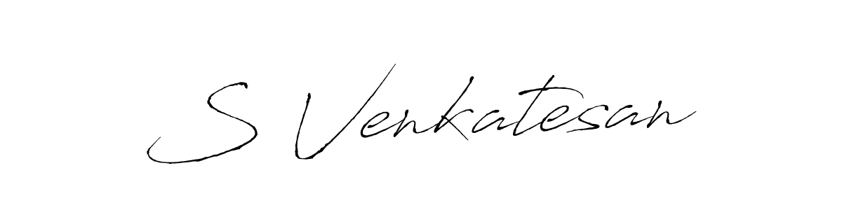 if you are searching for the best signature style for your name S Venkatesan. so please give up your signature search. here we have designed multiple signature styles  using Antro_Vectra. S Venkatesan signature style 6 images and pictures png