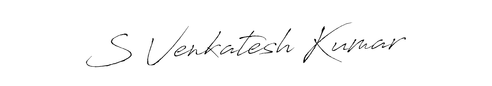 This is the best signature style for the S Venkatesh Kumar name. Also you like these signature font (Antro_Vectra). Mix name signature. S Venkatesh Kumar signature style 6 images and pictures png