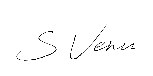 Best and Professional Signature Style for S Venu. Antro_Vectra Best Signature Style Collection. S Venu signature style 6 images and pictures png